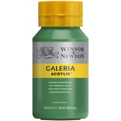 W&N ACRILICO GALERIA 500ML VERDE MEDIO PERMANENTE