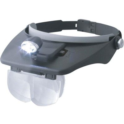 LUPA DE CABEZA CON LED 4 AUMENTOS