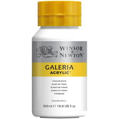 W&N ACRILICO GALERIA 500ML BLANCO DE TITANIO