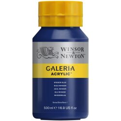 W&N ACRILICO GALERIA 500ML AZUL WINSOR MATIZ ROJO