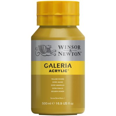 W&N ACRILICO GALERIA 500ML OCRE AMARILLO