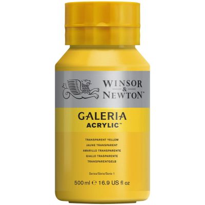 W&N ACRILICO GALERIA 500ML AMARILLO TRANSPARENTE