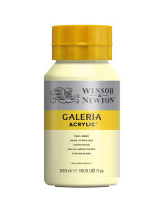 W&N ACRILICO GALERIA 500ML LIMÓN PÁLIDO
