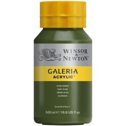 W&N ACRILICO GALERIA 500ML VERDE OLIVA