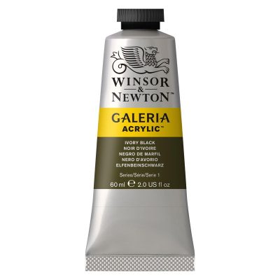 W&N ACRILICO GALERIA 60ML NEGRO DE MARFIL