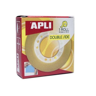 CINTA ADHESIVA APLI DOBLE CARA 15X10 11505