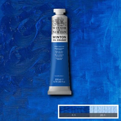 W&N OLEO WINTON 200ML TONO DE AZUL DE COBALTO