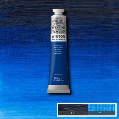 W&N OLEO WINTON 200ML AZUL FTALO
