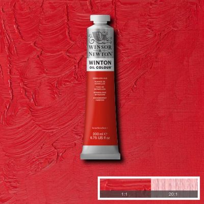 W&N OLEO WINTON 200ML TONO BERMELLÓN