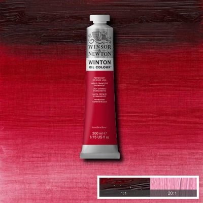 W&N OLEO WINTON 200ML LACA CARMESÍ PERMANENTE