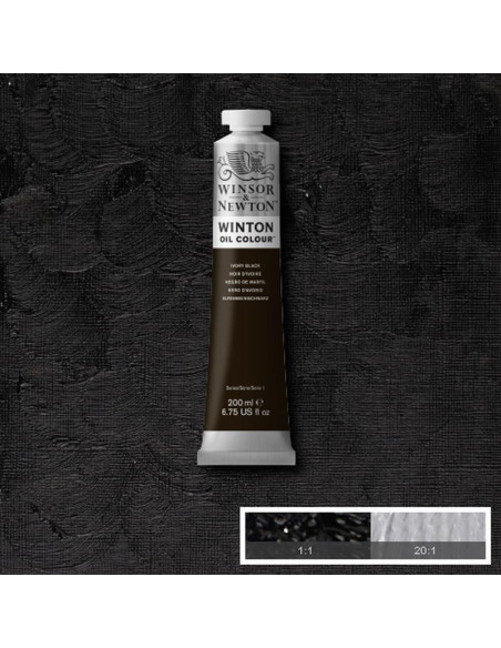 W&N OLEO WINTON 200ML NEGRO DE MARFIL