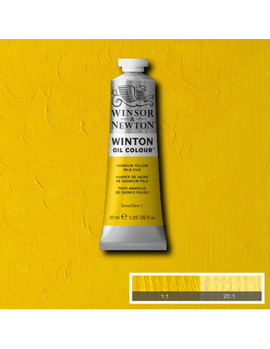 W&N OLEO WINTON 37ML AMARILLO DE CADMIO PÁLIDO