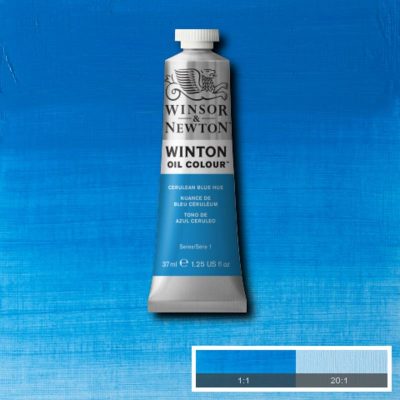 W&N OLEO WINTON 37ML TONO AZUL CERÚLEO
