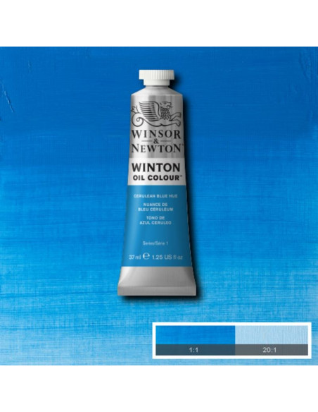 W&N OLEO WINTON 37ML TONO AZUL CERÚLEO