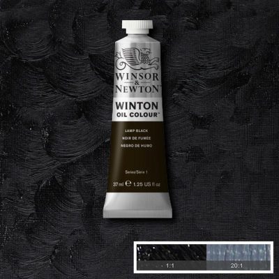 W&N OLEO WINTON 37ML NEGRO DE HUMO