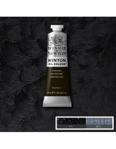 W&N OLEO WINTON 37ML NEGRO DE HUMO