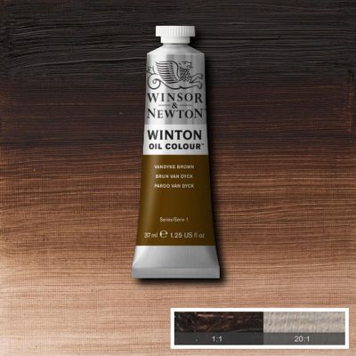 W&N OLEO WINTON 37ML PARDO VAN DYCK
