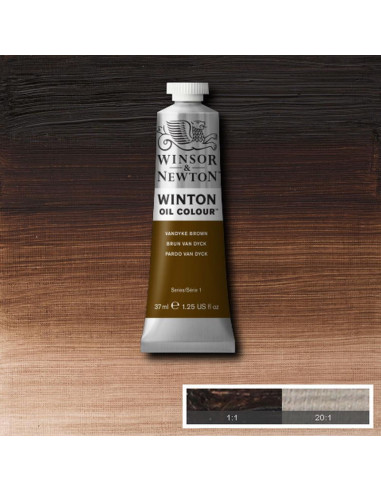 W&N OLEO WINTON 37ML PARDO VAN DYCK