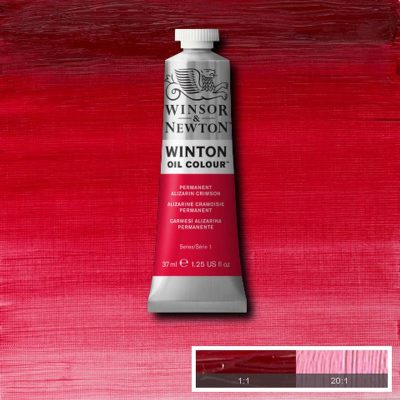W&N OLEO WINTON 37ML CARMESÍ ALIZARINA PERMANENTE