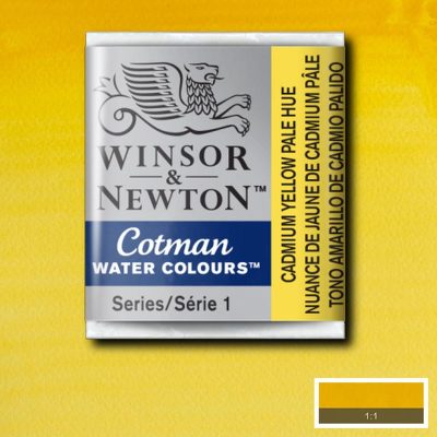 W&N ACUARELA COTMAN 1/2 GODET AMARILLO CADMIO PÁL