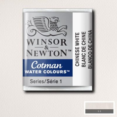 W&N ACUARELA COTMAN 1/2 GODET BLANCO CHINO
