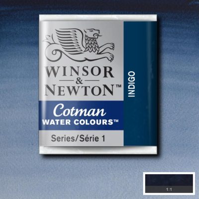 W&N ACUARELA COTMAN 1/2 GODET ÍNDIGO