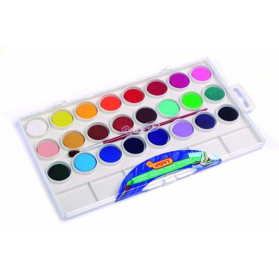 ACUARELA ESCOLAR JOVI BANDEJA 24 COLORES