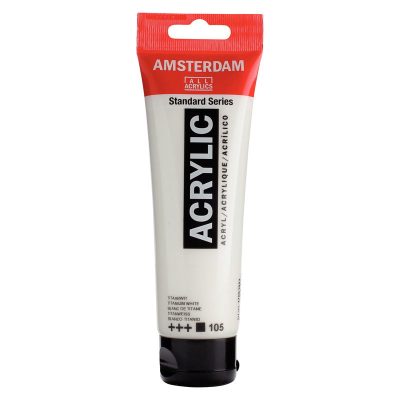 ACRILICO AMSTERDAM 120ML Blanco Titanio 105