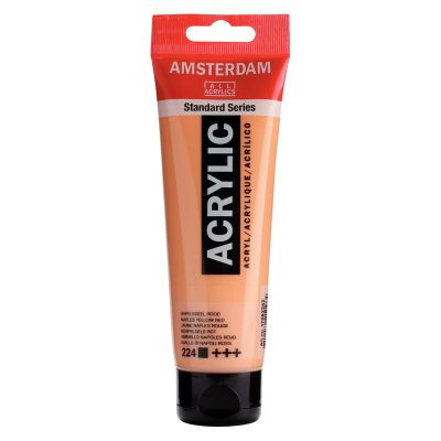 ACRILICO AMSTERDAM 120ML Amarillo Nápoles Rojo 224