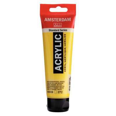 ACRILICO AMSTERDAM 120ML Amarillo TRANS Medium 272