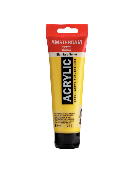 ACRILICO AMSTERDAM 120ML Amarillo TRANS Medium 272