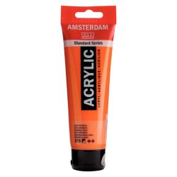 ACRILICO AMSTERDAM 120ML Naranja Azo 276