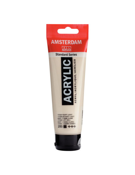 ACRILICO AMSTERDAM 120ML Buff Titanio CLA 289