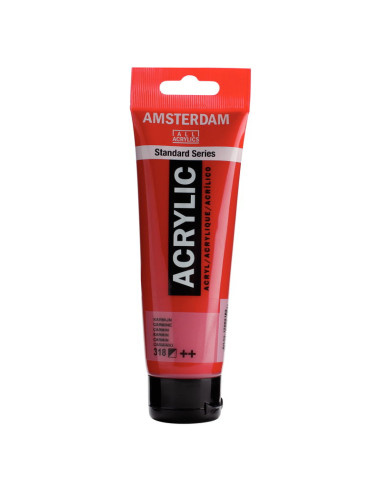 ACRILICO AMSTERDAM 120ML Carmin 318