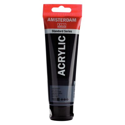 ACRILICO AMSTERDAM 120ML Negro Bujía 702