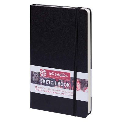 BLOC SKC ARTCREATION 13X21CM 140GR NEGRO 9314002M