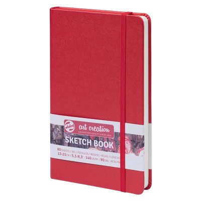 BLOC SKC ARTCREATION 13X21CM 140GR ROJO 9314202M
