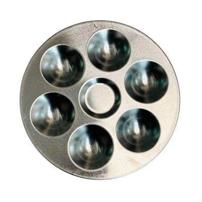 PALETA TALENS MET  CIRCULAR 13 CM CON POCILLOS