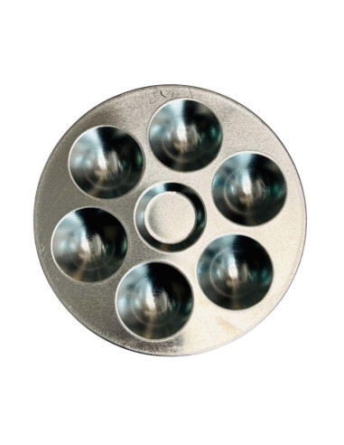 PALETA TALENS MET  CIRCULAR 13 CM CON POCILLOS