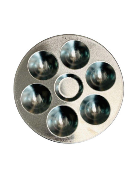 PALETA TALENS MET  CIRCULAR 13 CM CON POCILLOS