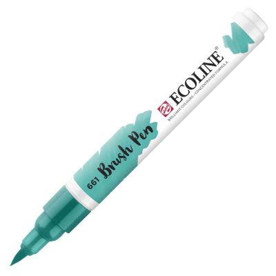 ROTULADOR ECOLINE BRUSH PEN Turquesa Verde 661
