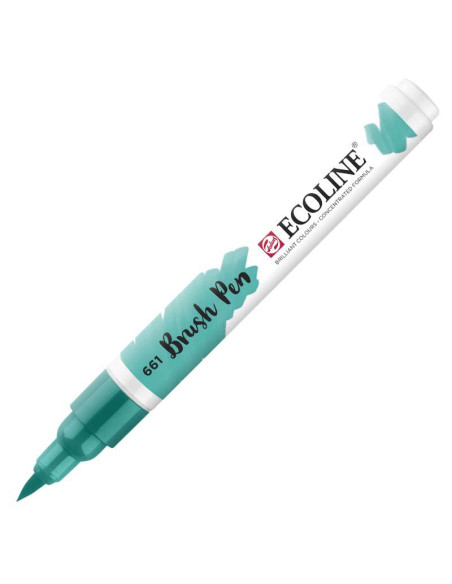ROTULADOR ECOLINE BRUSH PEN Turquesa Verde 661