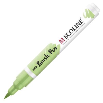 ROTULADOR ECOLINE BRUSH PEN Verde Pastel 666
