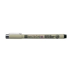 ROTULADOR SAKURA PIGMA MICRON 03 NEGRO