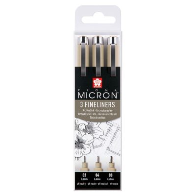 ROTULADOR SAKURA PIGMA MICRON 02-04-08 3  POXSDK3