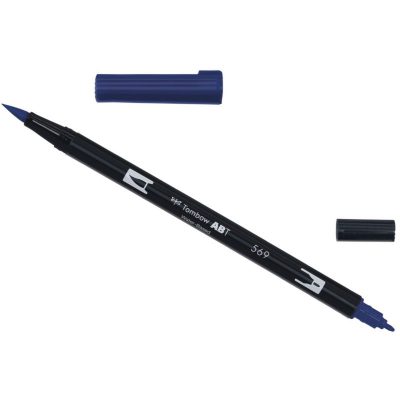 TOMBOW ABT DUAL BRUSH 569 JET BLUE