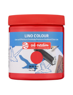 PINTURA LINOGRABADO TALENS 250ML ROJO