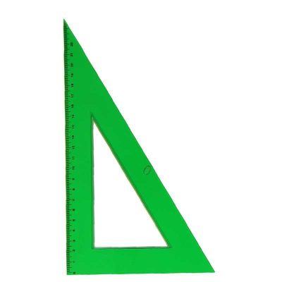ESCUADRA TÉCNICA FAIBO S/BISEL 35CM VERDE 102-35EV