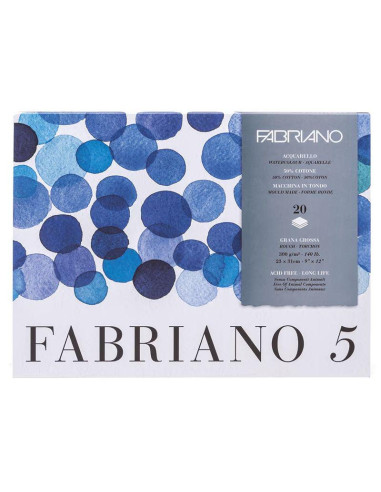 BLOC ACUARELA DIS5 FAB  31X41 300G 20H 19100264