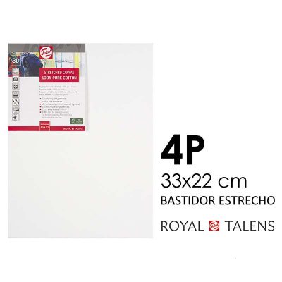 BASTIDOR ENTELADO EN ALGODON TALENS 4P 33X22 CM
